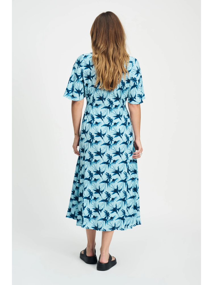 Pom Dress Artisan Blue