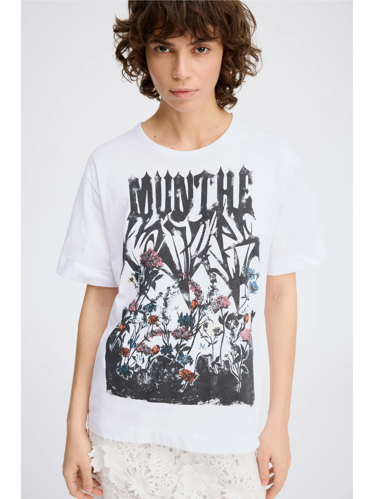 Munthe Prize Printed T-Shirt White