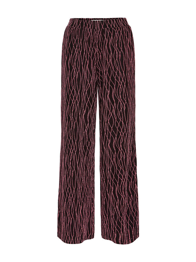 Pulz PzThea Pants Dark Rose