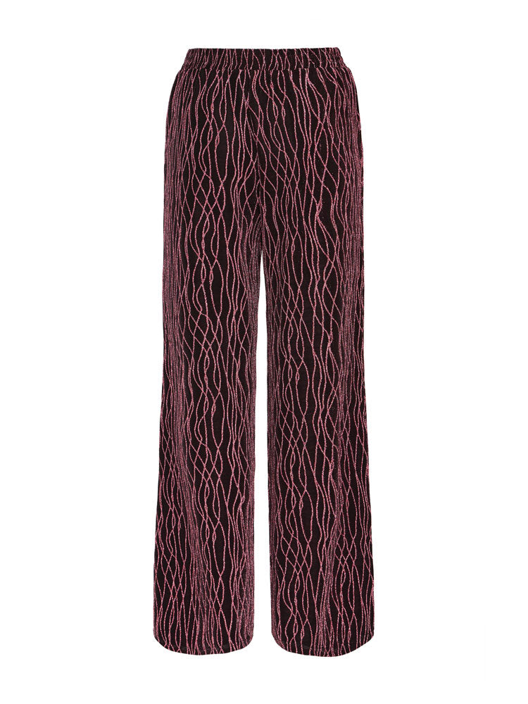 Pulz PzThea Pants Dark Rose