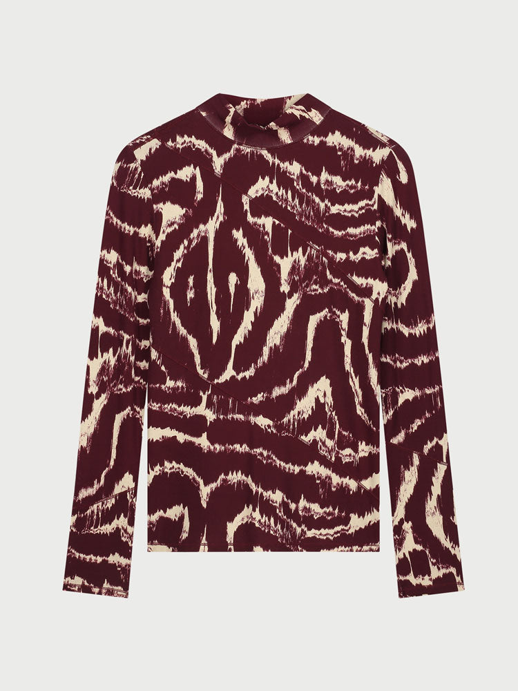 Fabienne Chapot Quinty Top Burgundy
