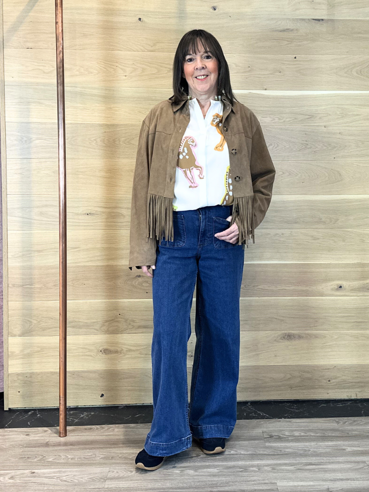 Herzens Silk Blouse Burro Multi