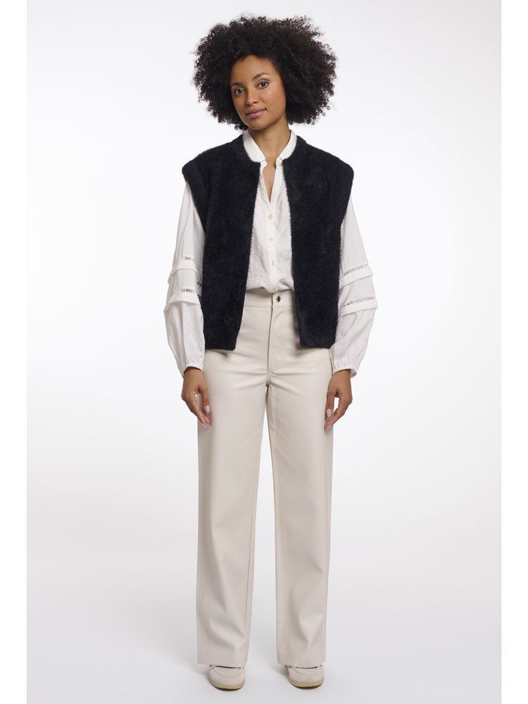 Rino & Pelle Elona Short Waistcoat Black