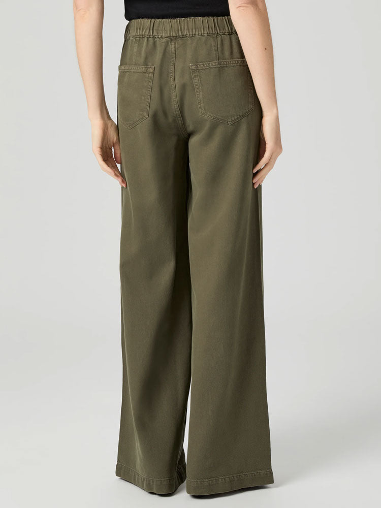 Paige Rumi Pant Vintage Dark Chartreuse