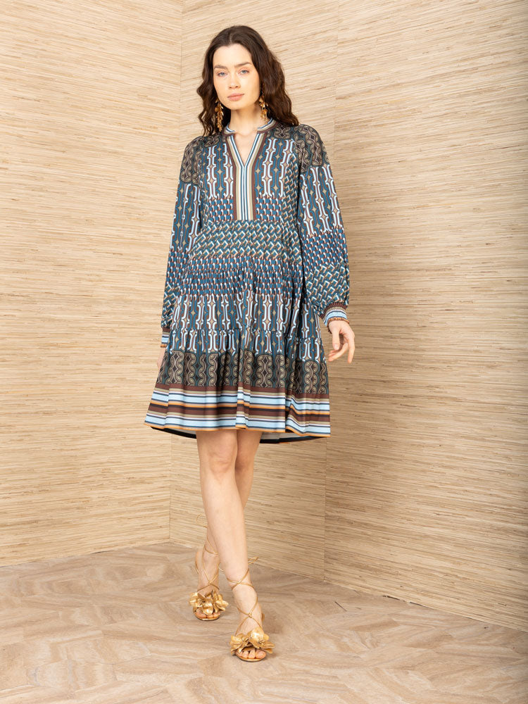 Hale Bob Salma Dress Teal