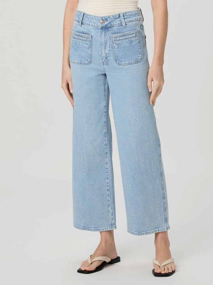 Paige Sasha Ankle Jeans with Welt Patch Pockets Olevia