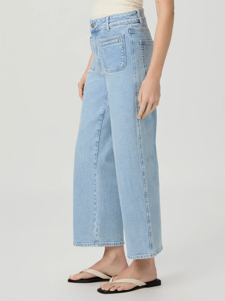 Paige Sasha Ankle Jeans with Welt Patch Pockets Olevia