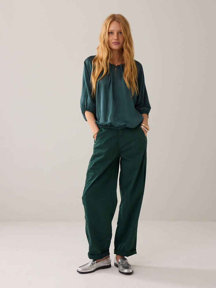 Summum Silky Touch Blouse Green