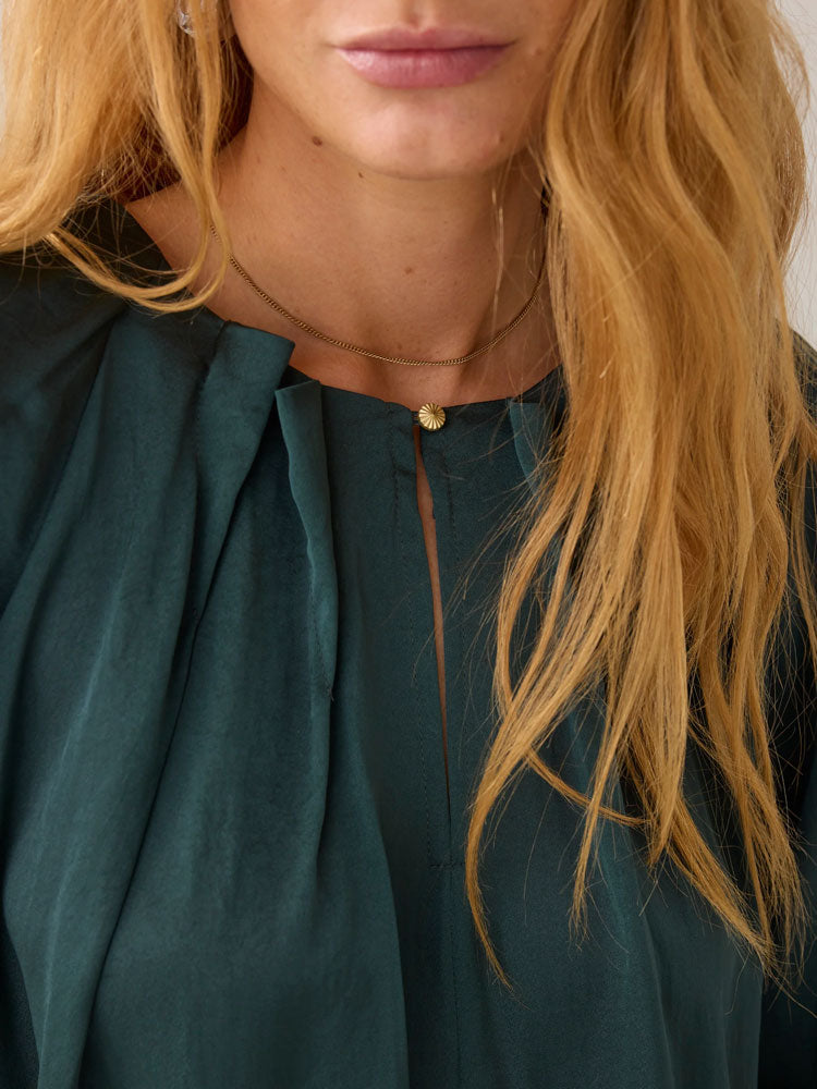 Summum Silky Touch Blouse Green