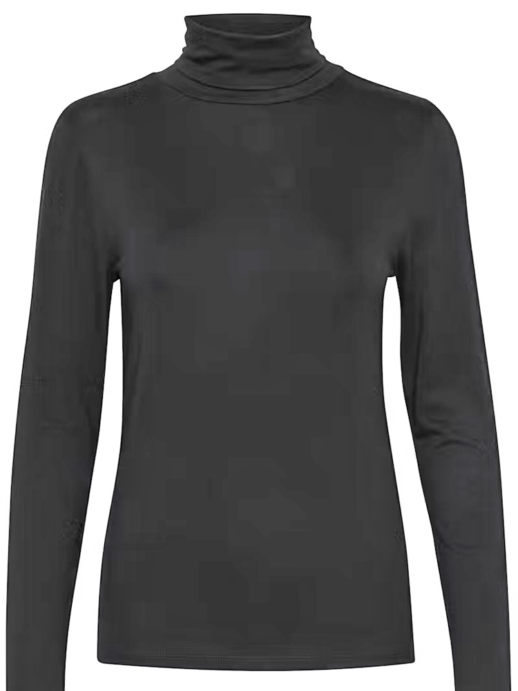 Soaked SLHanadi Rollneck LS Black
