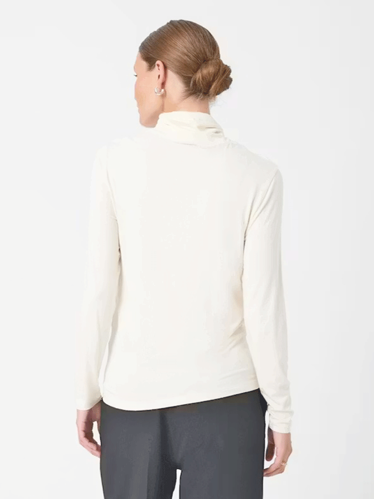 Soaked SLHanadi Rollneck LS Whisper White