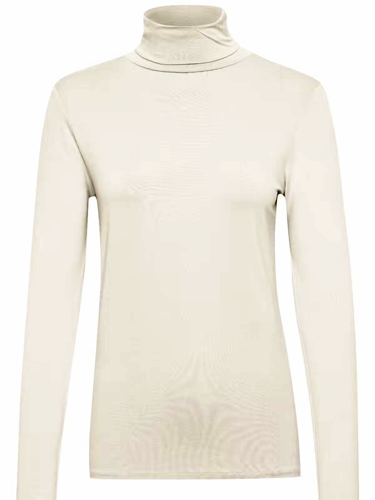 Soaked SLHanadi Rollneck LS Whisper White