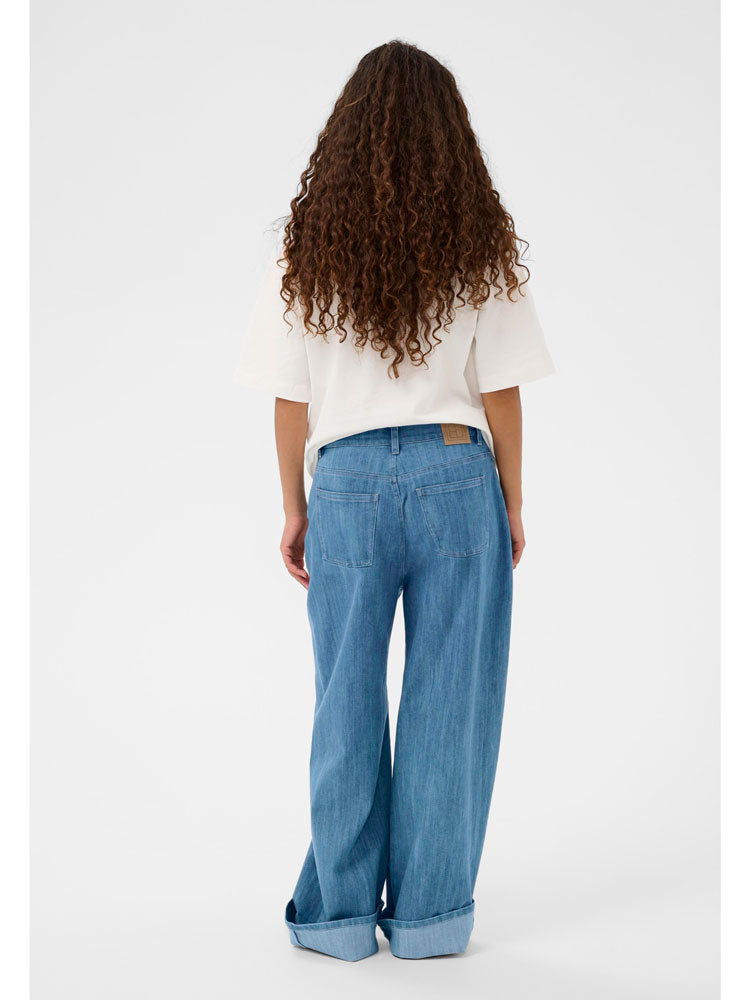 Soaked in Luxury SLNinnie Fold-Up Jeans