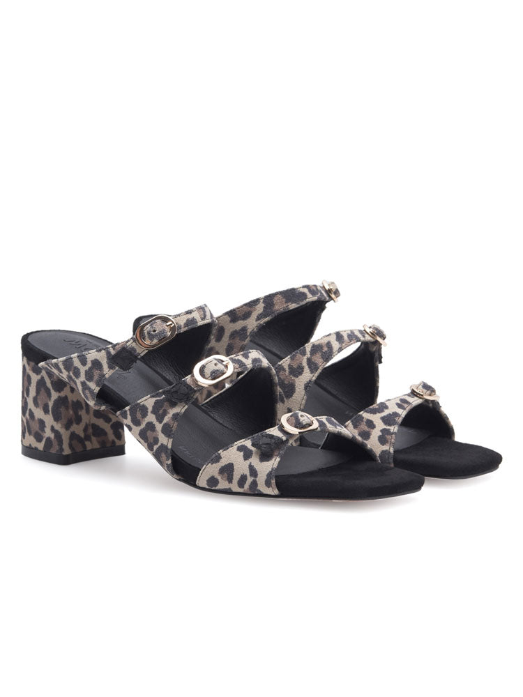 Shoe The Bear Hanna Heeled Sandals Leopard