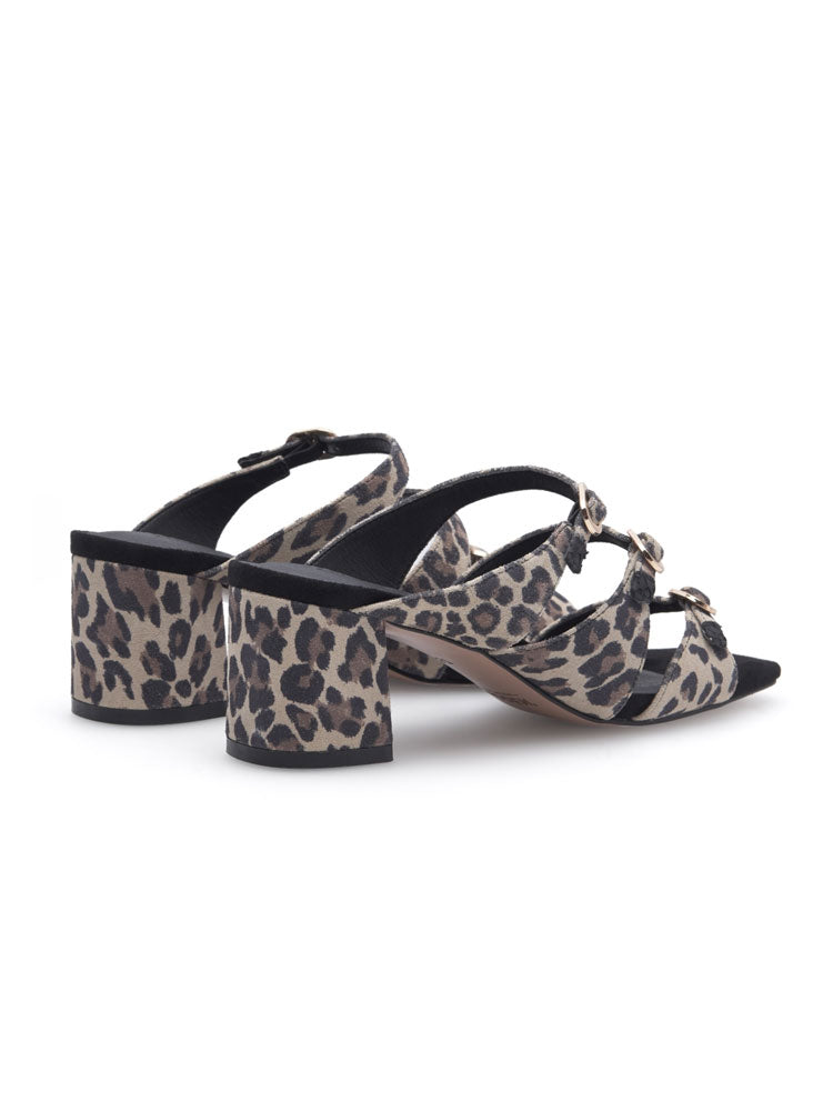 Shoe The Bear Hanna Heeled Sandals Leopard