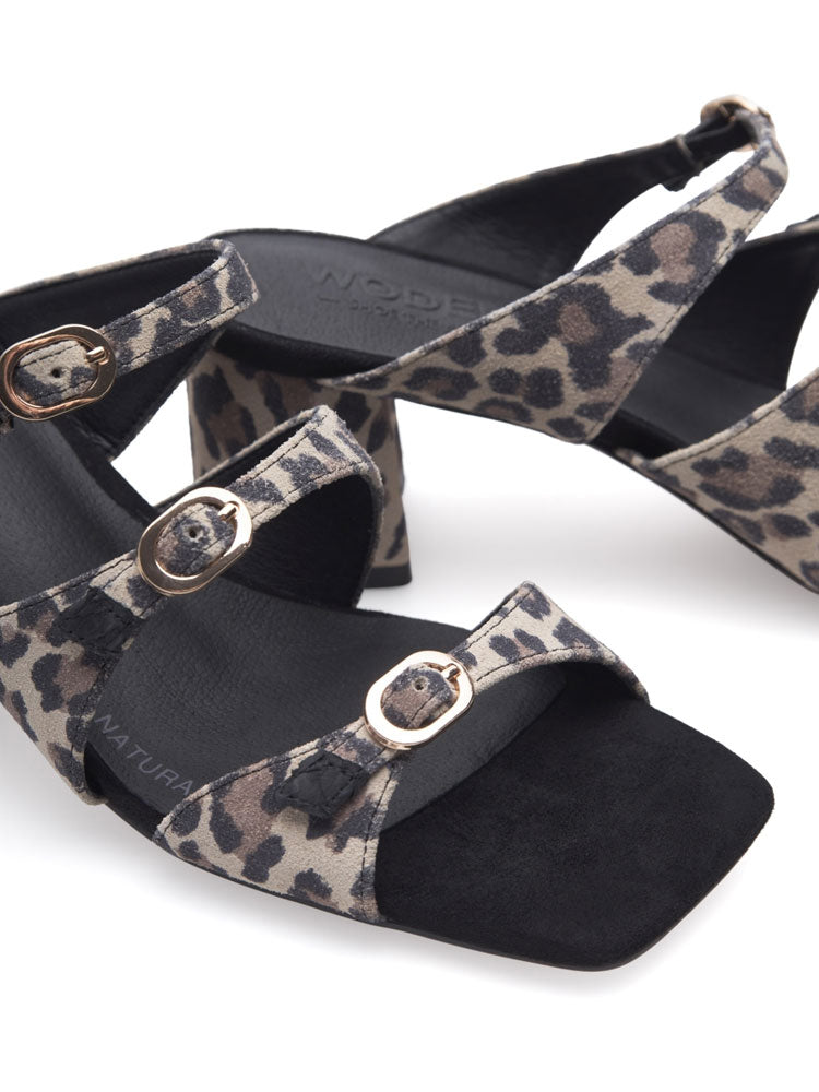 Shoe The Bear Hanna Heeled Sandals Leopard