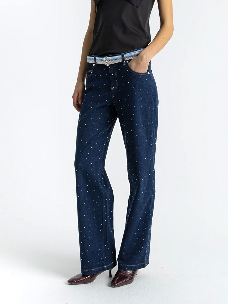 Coster Copenhagen Studded Jeans Blue
