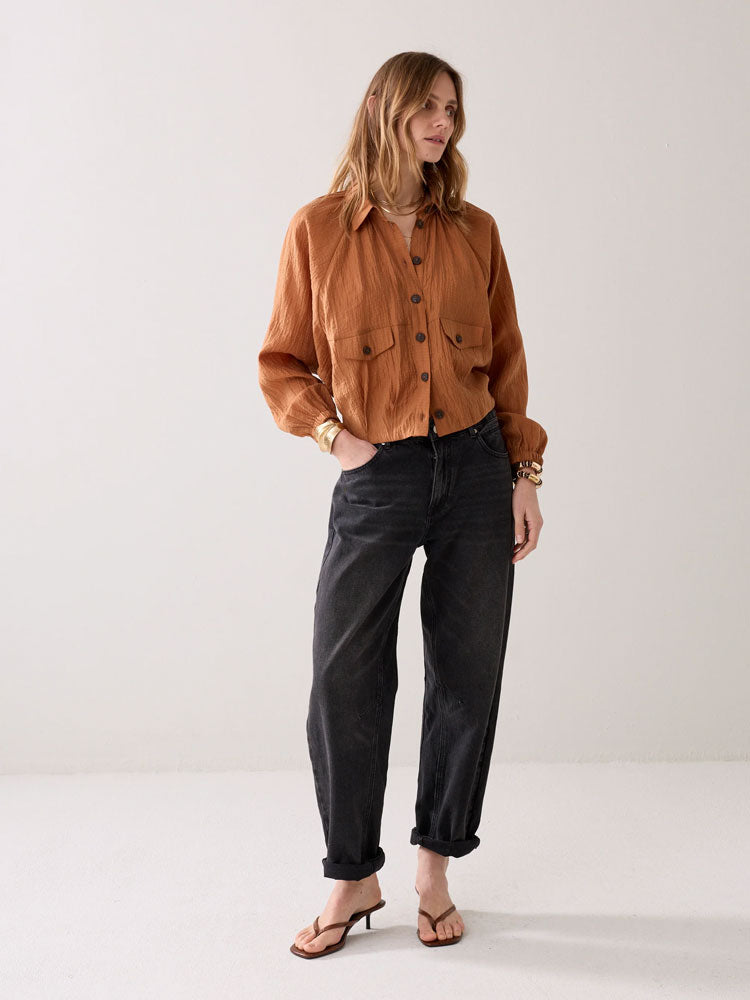Summum Blouse Jacket Cinnamon