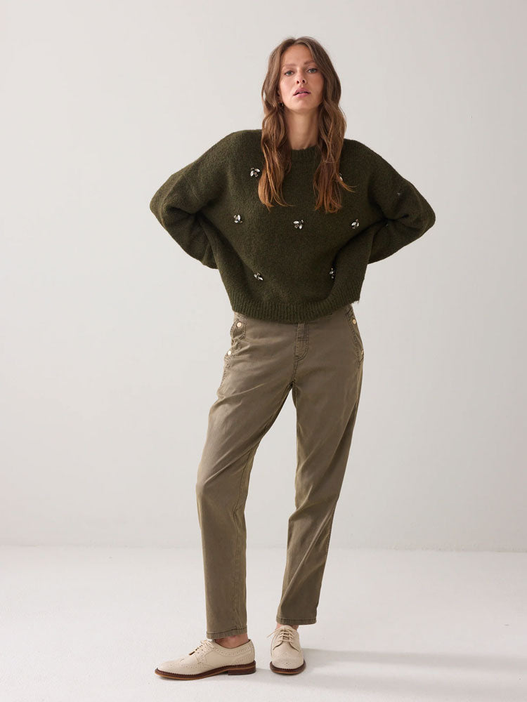 Summum Embellished Knit Camo