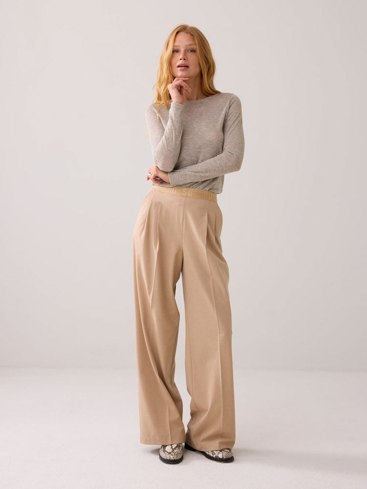 Summum Long Sleeve Shimmer Top Funghi