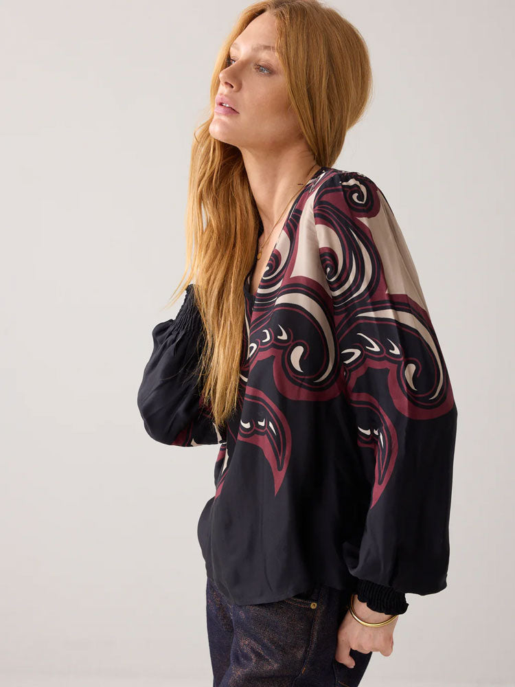 Summum Printed Blouse Multi