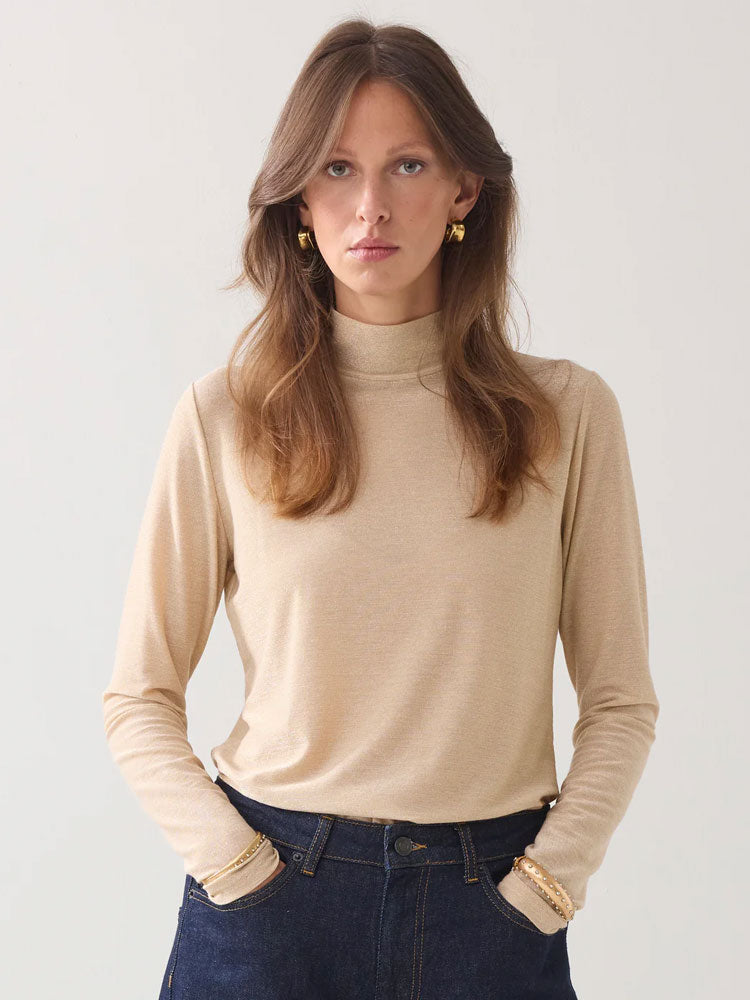 Summum Long Sleeve Top Prosecco