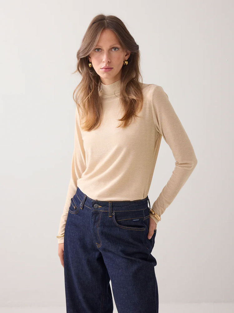 Summum Long Sleeve Top Prosecco