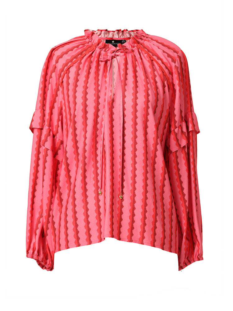 Emily Lovelock Tina Top Pink