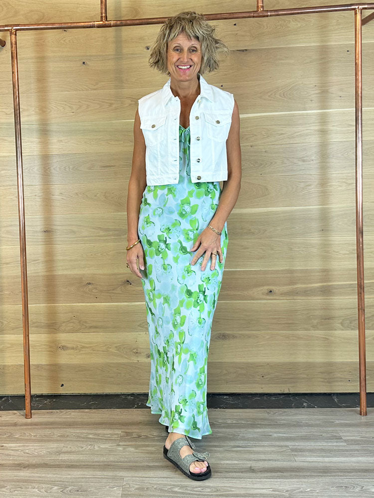 Fabienne Chapot Josine Dress Light Blue/Green
