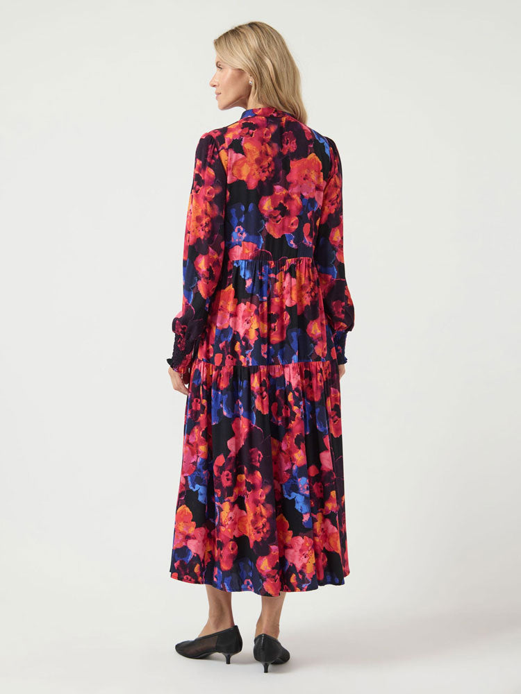 YAS Yasasina Long Shirt Dress Navy