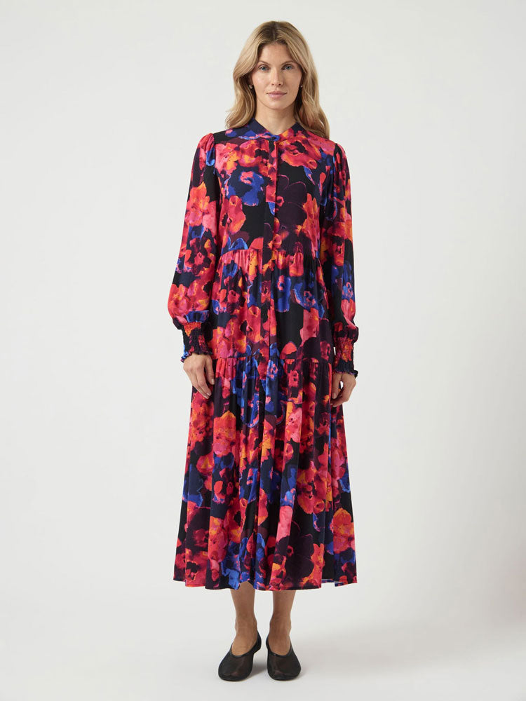 YAS Yasasina Long Shirt Dress Navy