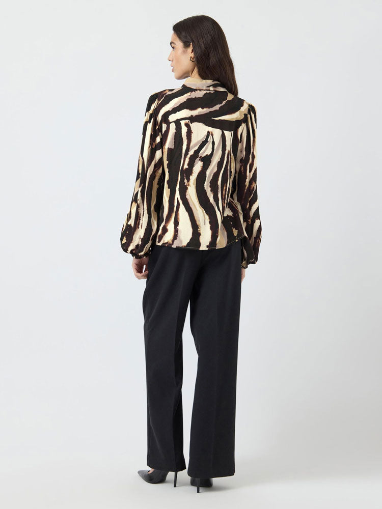 YAS Yasasina Shirt Zebra Print