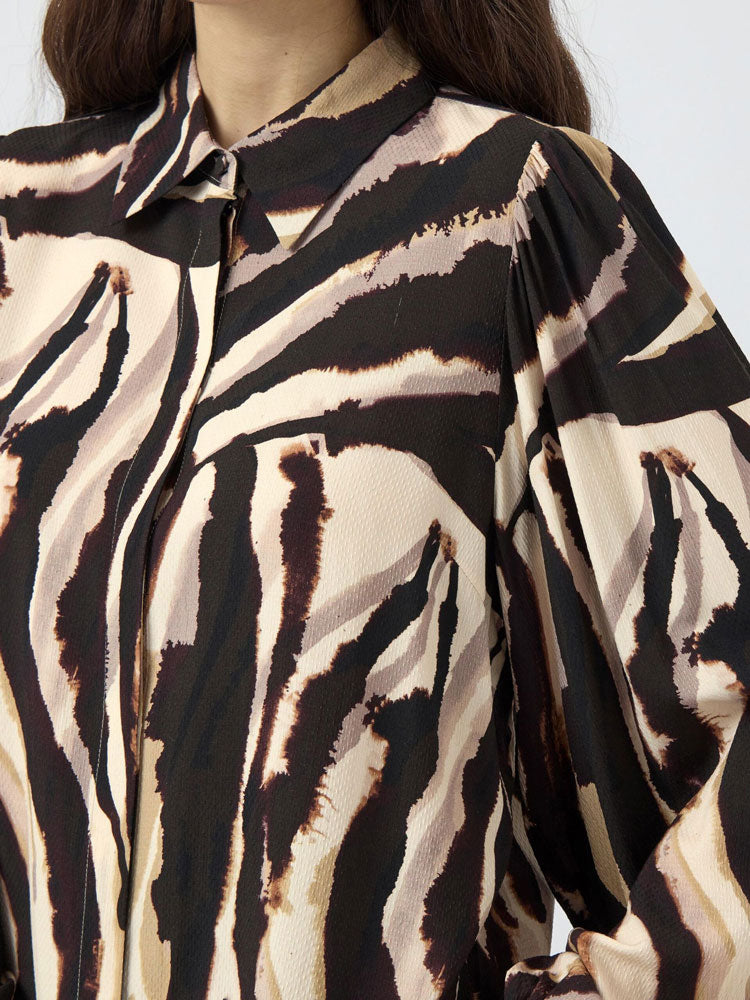 YAS Yasasina Shirt Zebra Print