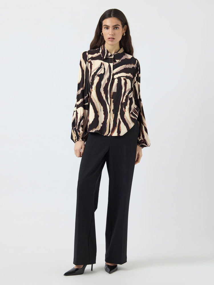 YAS Yasasina Shirt Zebra Print