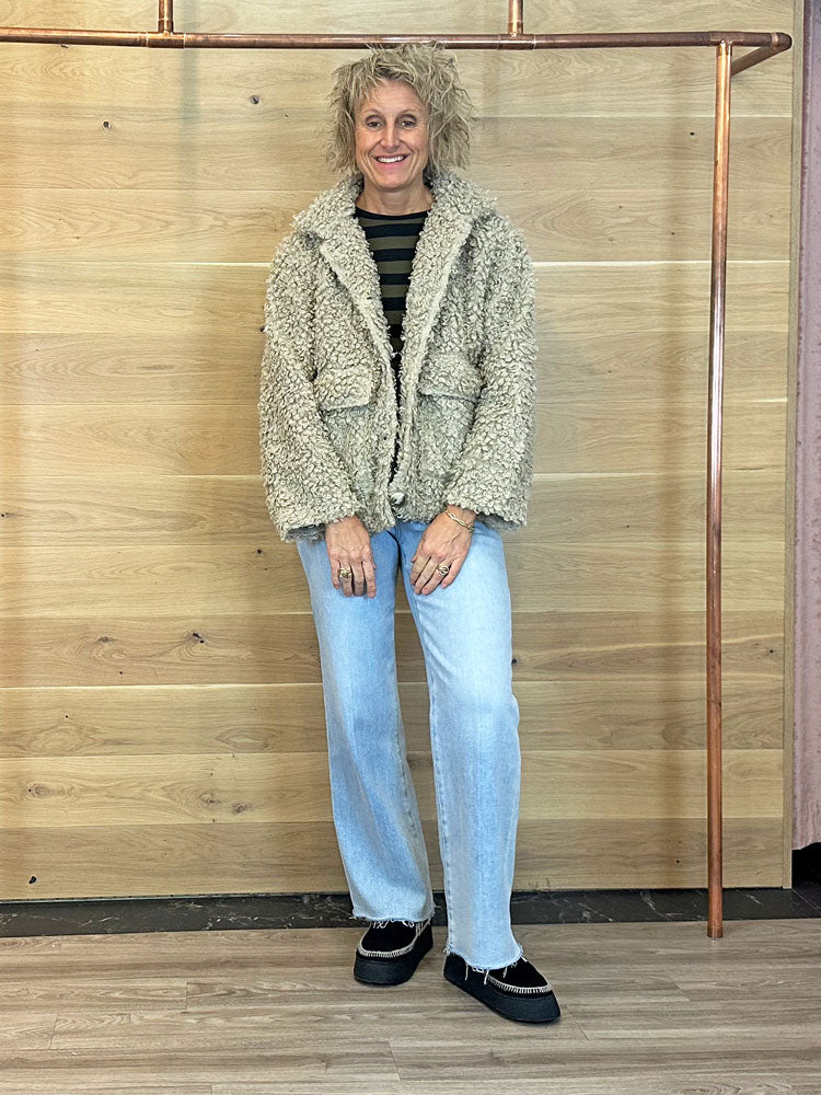 YAS Yaspelico Jacket Travertine