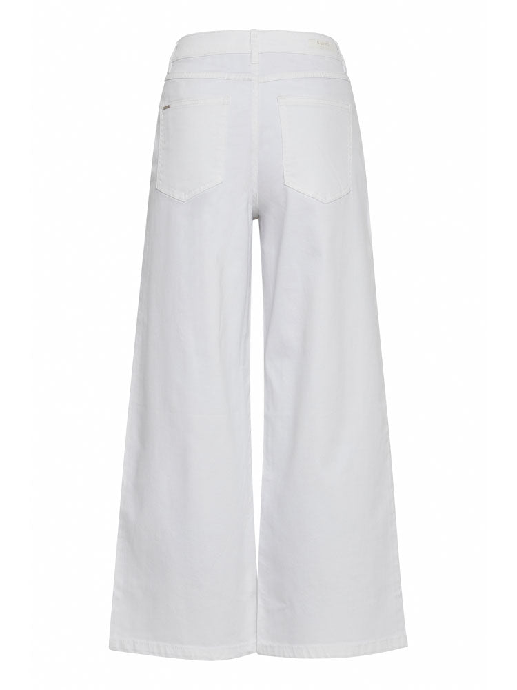 B Young ByKato ByByLikke Wide Jeans White