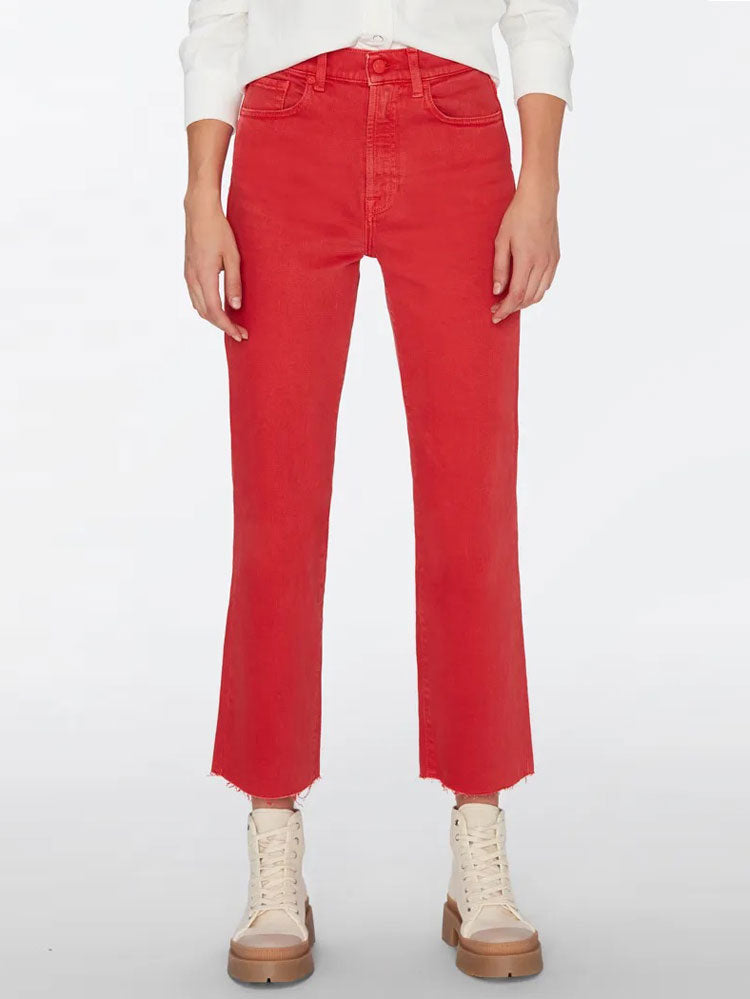 Buy Ruby Mid Rise Straight Cropped Jeans Petite for CAD 98.00