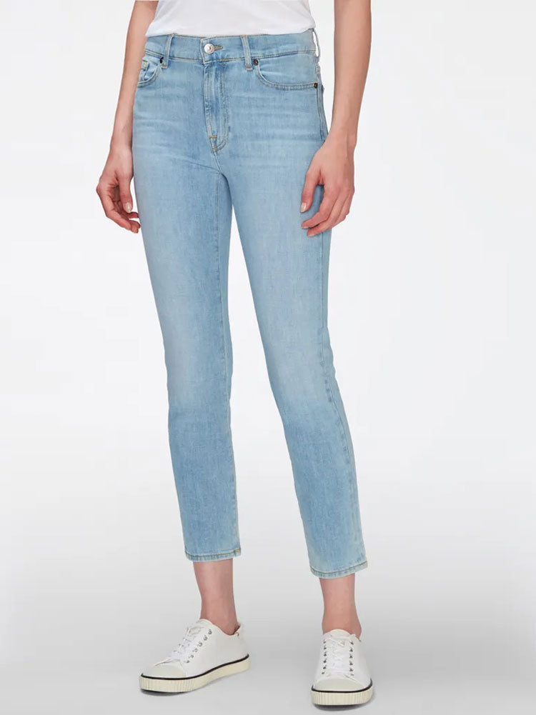 7 For All Mankind Roxanne Ankle Jeans Wind Catcher
