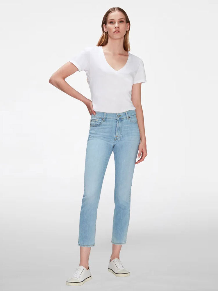7 For All Mankind Roxanne Ankle Jeans Wind Catcher