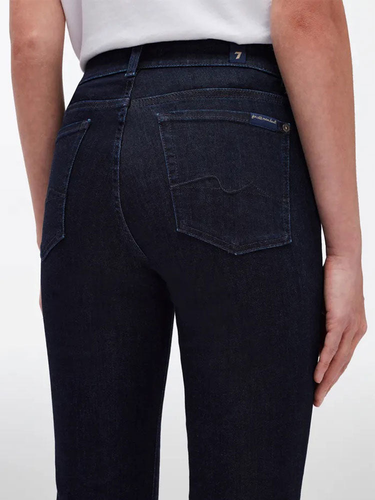 7 For All Mankind The Straight Crop Jeans Soho Classic Dark Blue