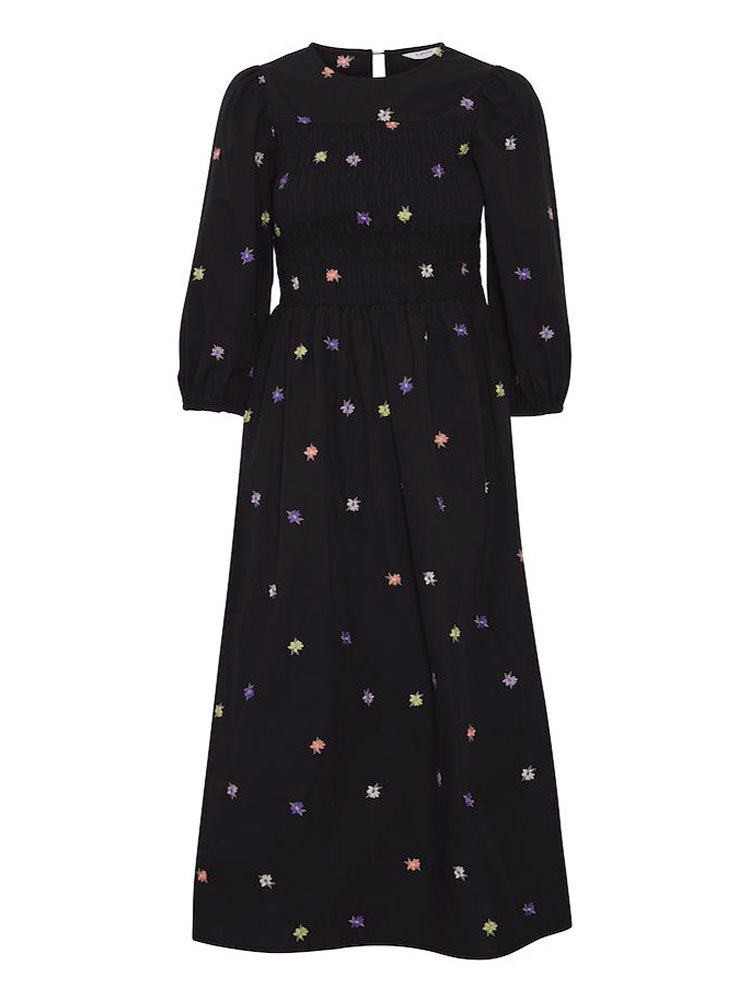 B Young ByHanla Embroidered Dress Black - Renee's B Young ByHanla Embroidered Dress Black - Renee's
