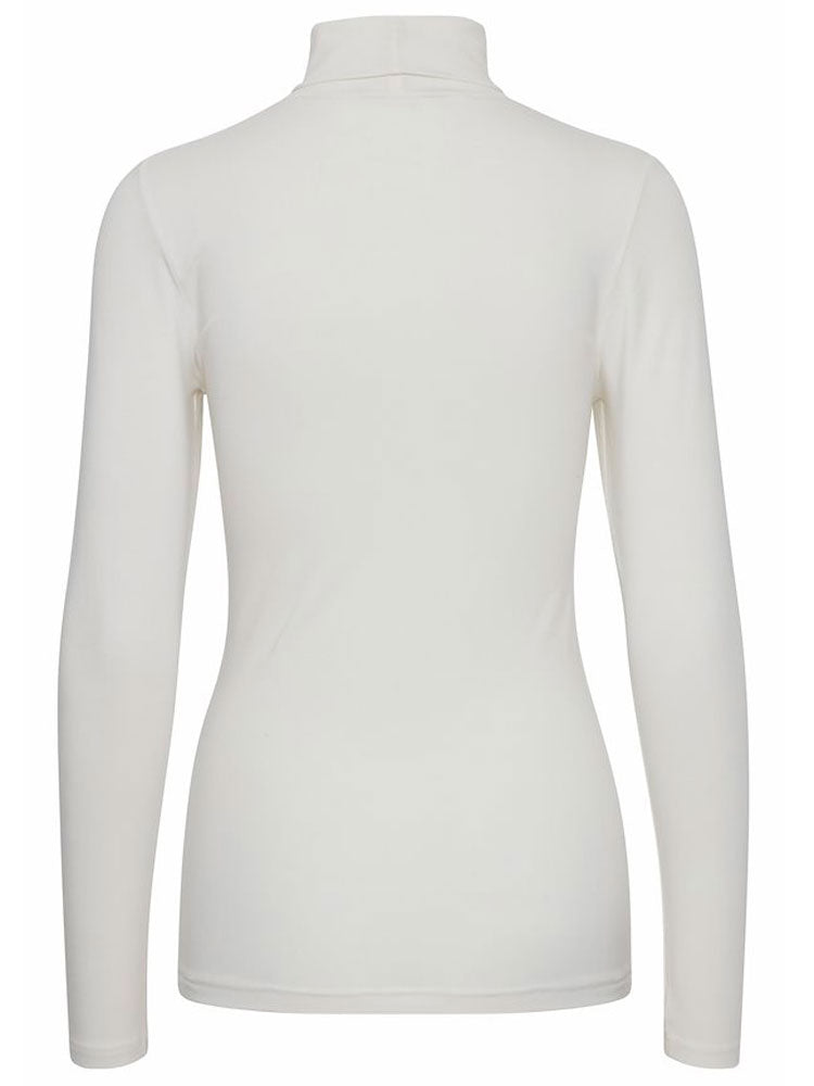 B Young Pamila Roll Neck Off White