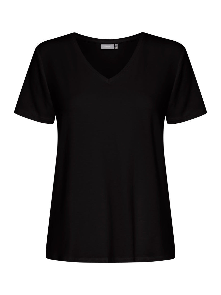 B Young ByRexima V-Neck T-Shirt Black