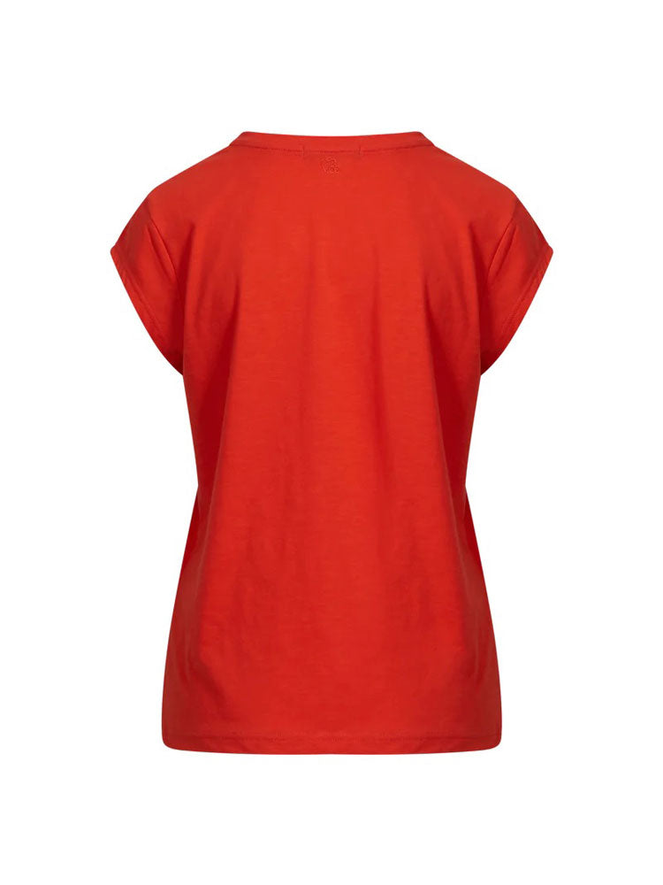 CC Heart V-Neck T-Shirt Red