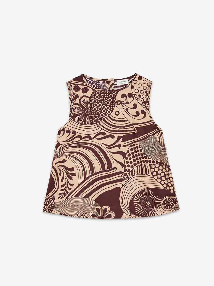 Ottod&#39;Ame Printed Cotton Top Fig