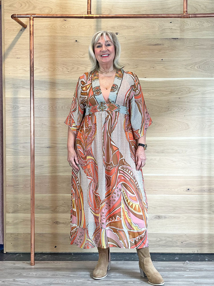 Geweldig virtueel Madeliefje Summum Dress with Bohemian Print - Renee's