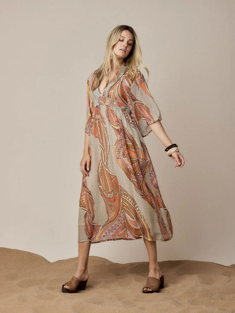 Summum Dress with Bohemian Print
