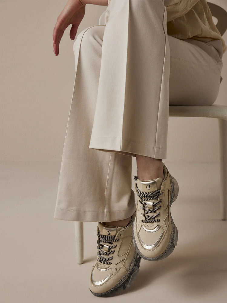 Summum Trainers with Transparent Soles Ivory