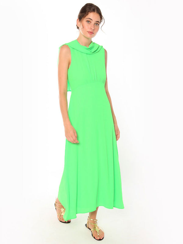 Vilagallo Gracie Dress Neon Green - Renee’s