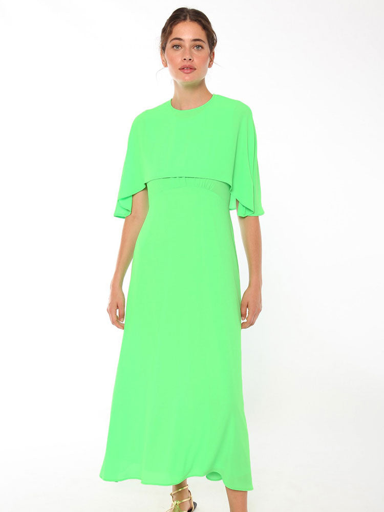 Vilagallo Gracie Dress Neon Green